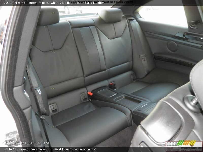 Mineral White Metallic / Black Novillo Leather 2011 BMW M3 Coupe