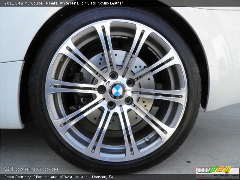 Mineral White Metallic / Black Novillo Leather 2011 BMW M3 Coupe
