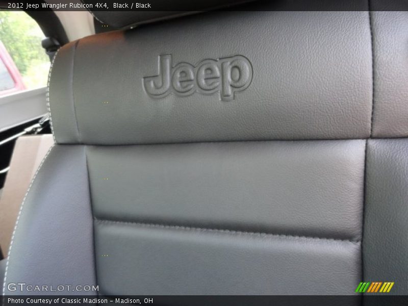 Black / Black 2012 Jeep Wrangler Rubicon 4X4
