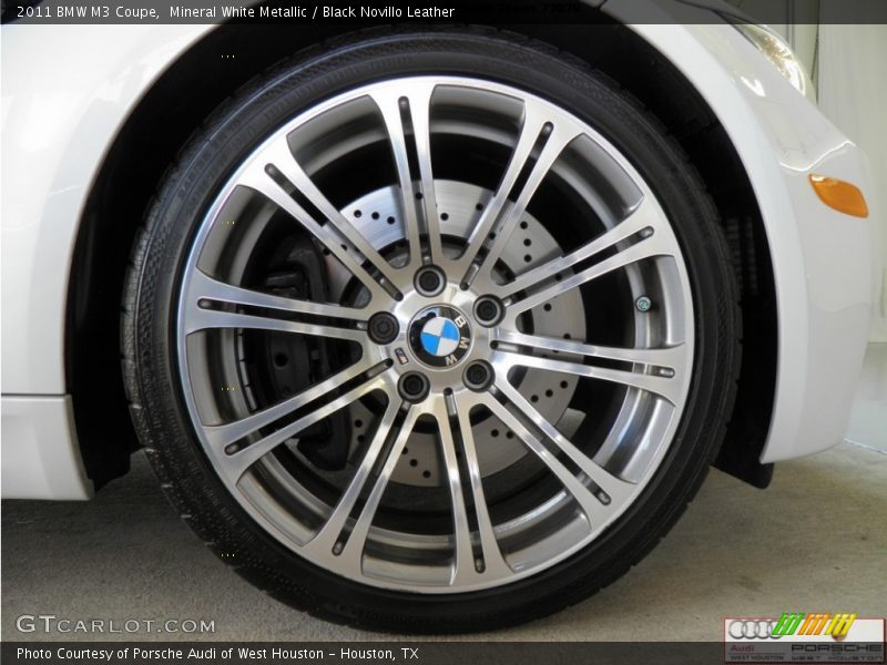 Mineral White Metallic / Black Novillo Leather 2011 BMW M3 Coupe