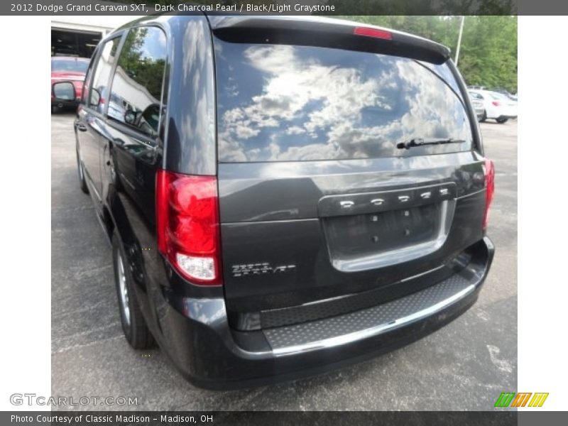 Dark Charcoal Pearl / Black/Light Graystone 2012 Dodge Grand Caravan SXT