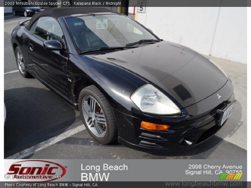 Kalapana Black / Midnight 2003 Mitsubishi Eclipse Spyder GTS