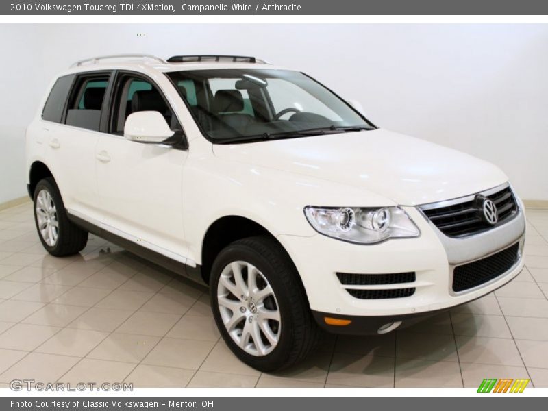 Campanella White / Anthracite 2010 Volkswagen Touareg TDI 4XMotion