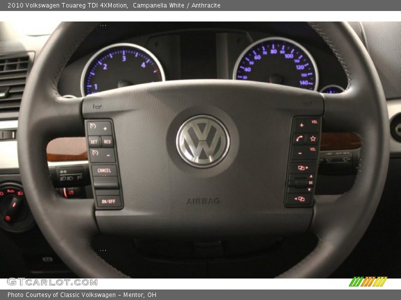 Campanella White / Anthracite 2010 Volkswagen Touareg TDI 4XMotion