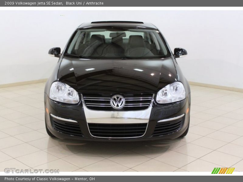 Black Uni / Anthracite 2009 Volkswagen Jetta SE Sedan