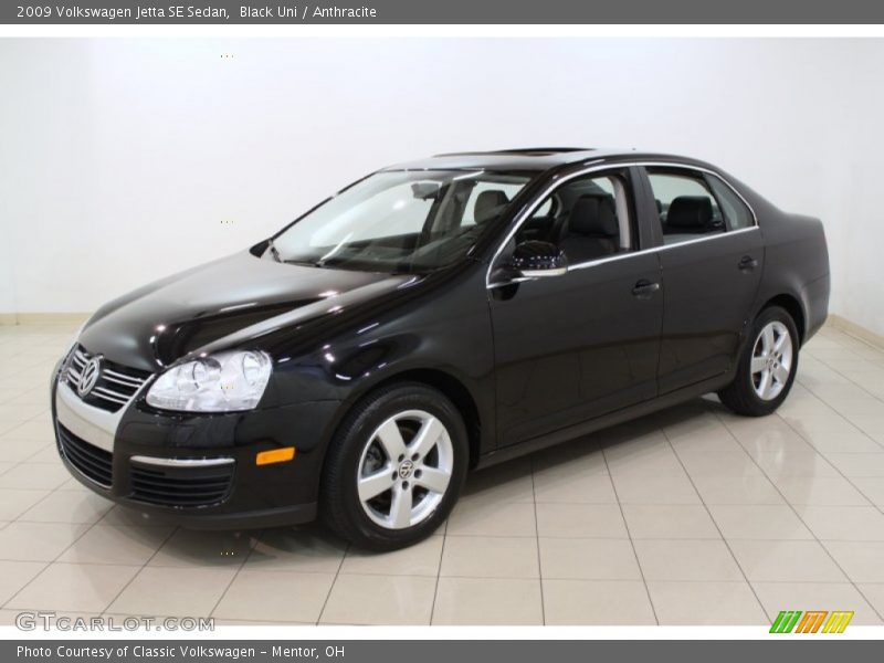 Black Uni / Anthracite 2009 Volkswagen Jetta SE Sedan