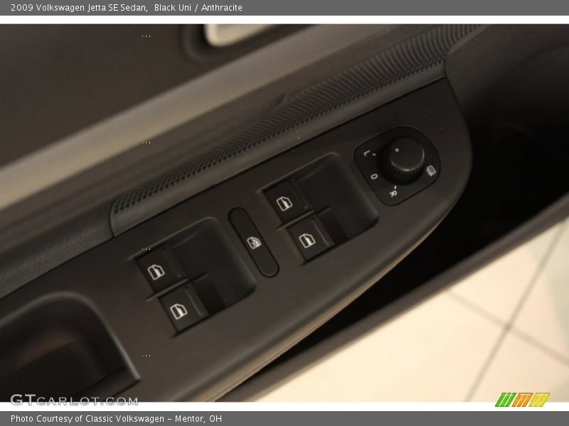Black Uni / Anthracite 2009 Volkswagen Jetta SE Sedan