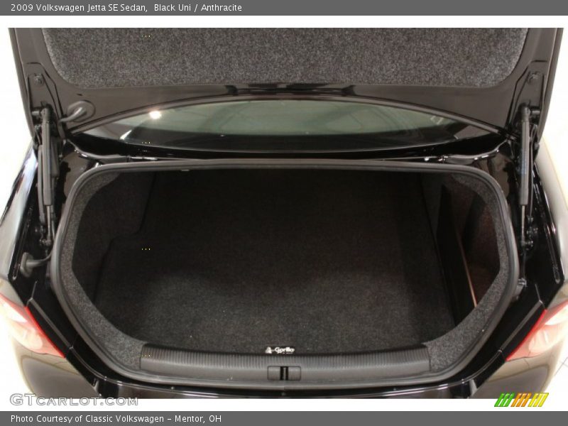 Black Uni / Anthracite 2009 Volkswagen Jetta SE Sedan