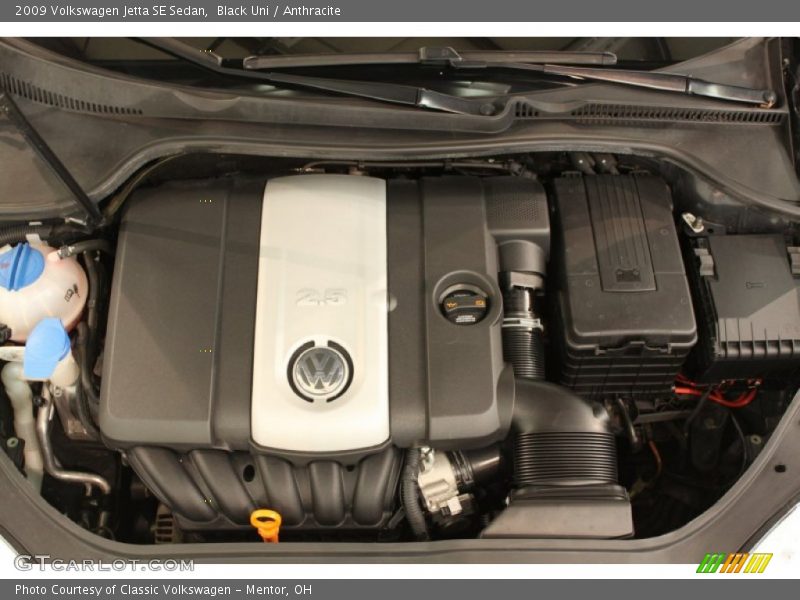 Black Uni / Anthracite 2009 Volkswagen Jetta SE Sedan