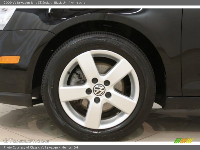 Black Uni / Anthracite 2009 Volkswagen Jetta SE Sedan