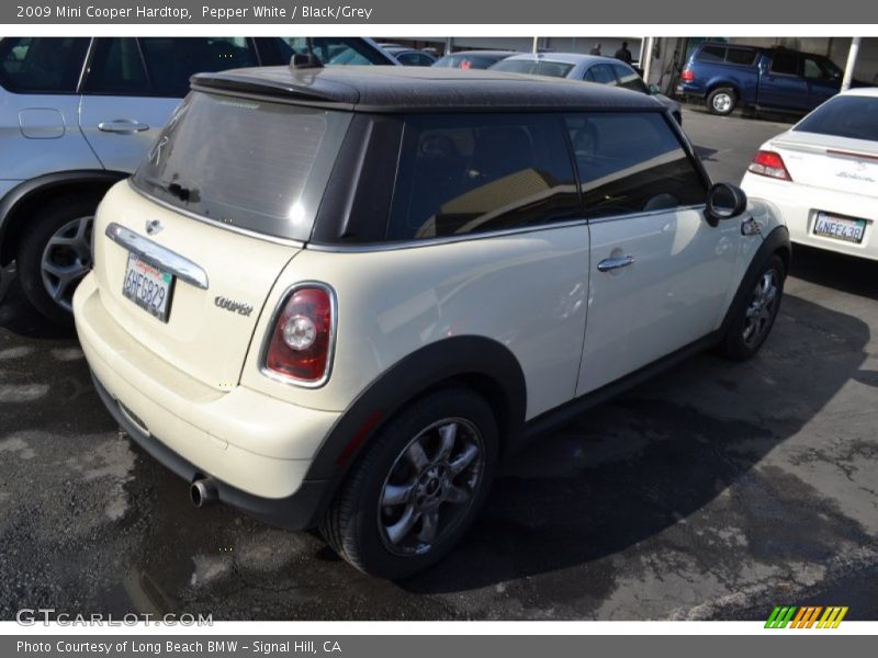 Pepper White / Black/Grey 2009 Mini Cooper Hardtop