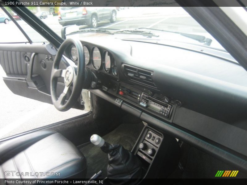 White / Black 1986 Porsche 911 Carrera Coupe