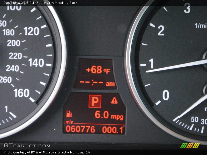 Space Grey Metallic / Black 2007 BMW X5 3.0si