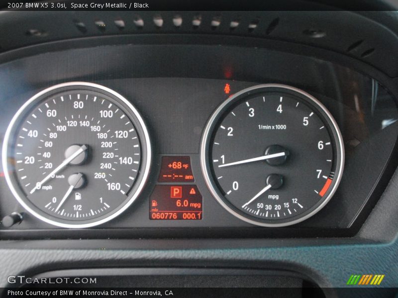Space Grey Metallic / Black 2007 BMW X5 3.0si