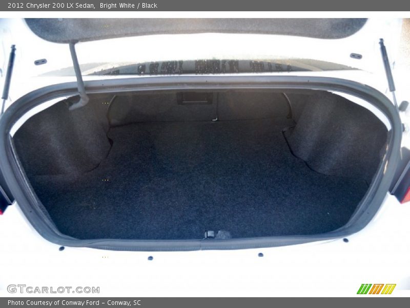 Bright White / Black 2012 Chrysler 200 LX Sedan