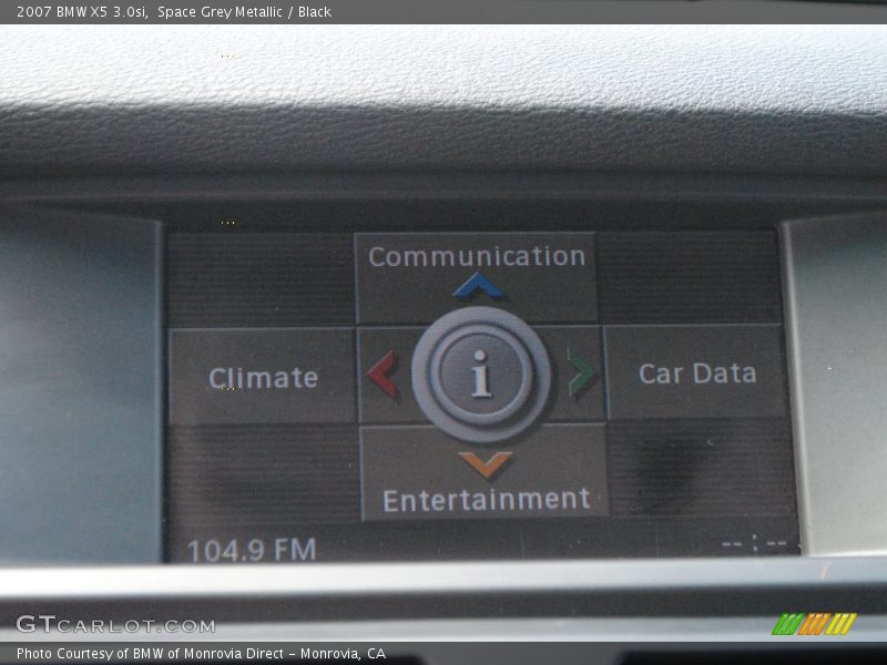 Space Grey Metallic / Black 2007 BMW X5 3.0si