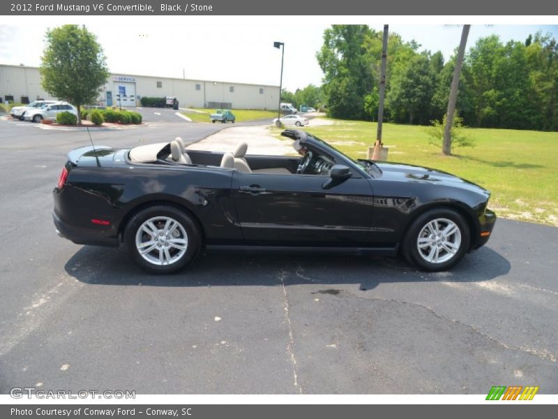 Black / Stone 2012 Ford Mustang V6 Convertible