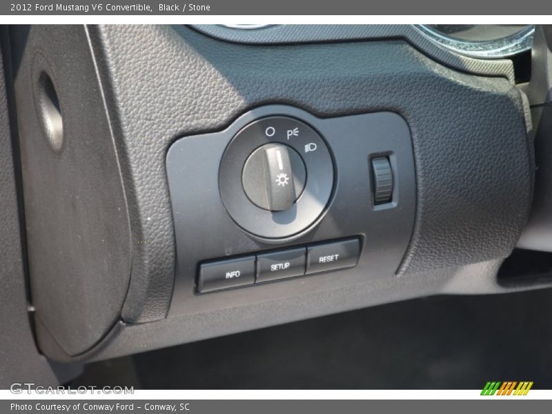 Black / Stone 2012 Ford Mustang V6 Convertible