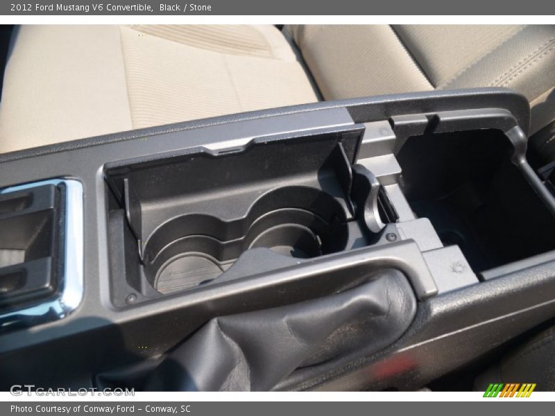 Black / Stone 2012 Ford Mustang V6 Convertible
