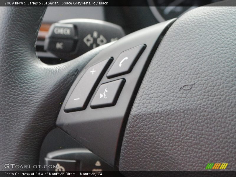 Space Grey Metallic / Black 2009 BMW 5 Series 535i Sedan