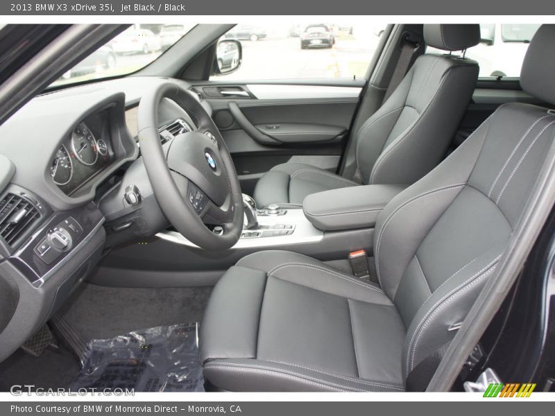 Front Seat of 2013 X3 xDrive 35i