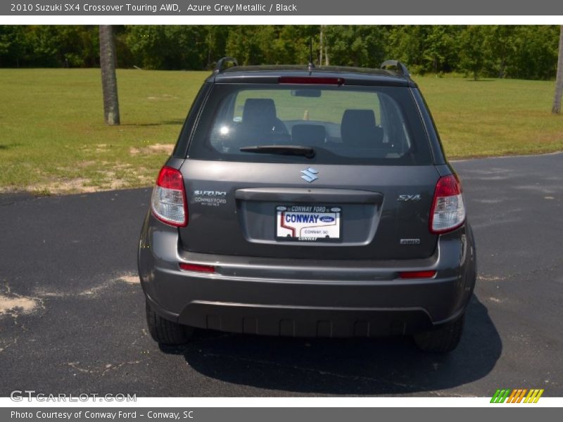 Azure Grey Metallic / Black 2010 Suzuki SX4 Crossover Touring AWD