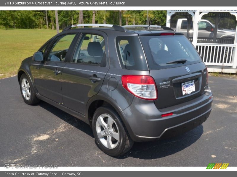 Azure Grey Metallic / Black 2010 Suzuki SX4 Crossover Touring AWD
