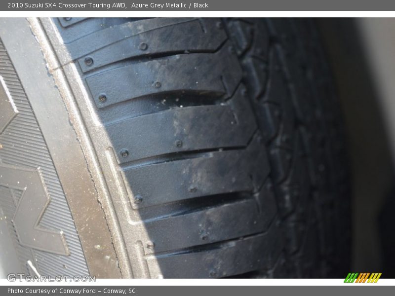 Azure Grey Metallic / Black 2010 Suzuki SX4 Crossover Touring AWD