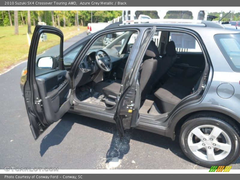 Azure Grey Metallic / Black 2010 Suzuki SX4 Crossover Touring AWD
