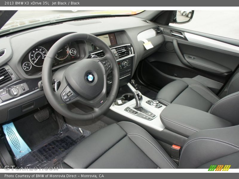 Jet Black / Black 2013 BMW X3 xDrive 35i