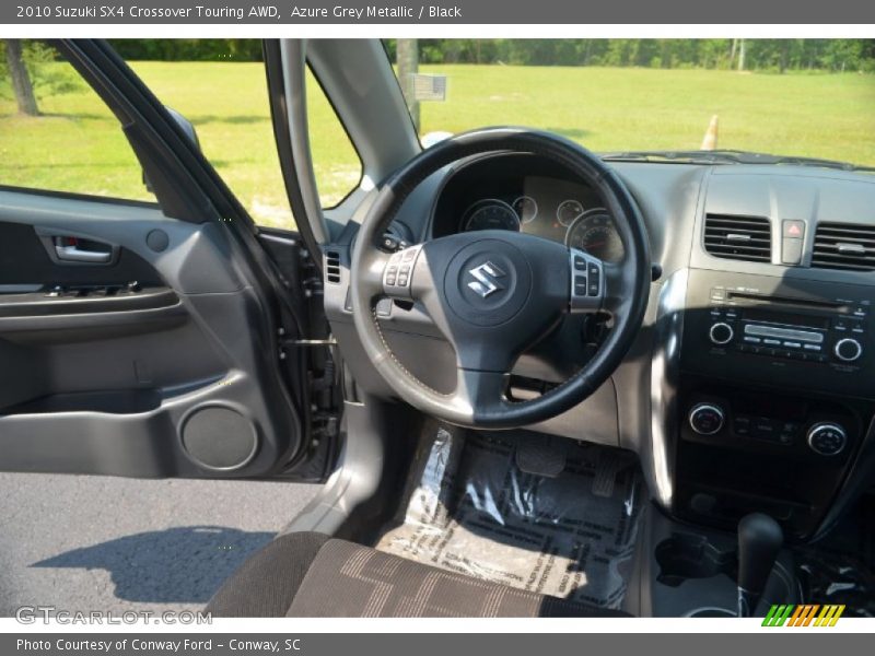 Azure Grey Metallic / Black 2010 Suzuki SX4 Crossover Touring AWD