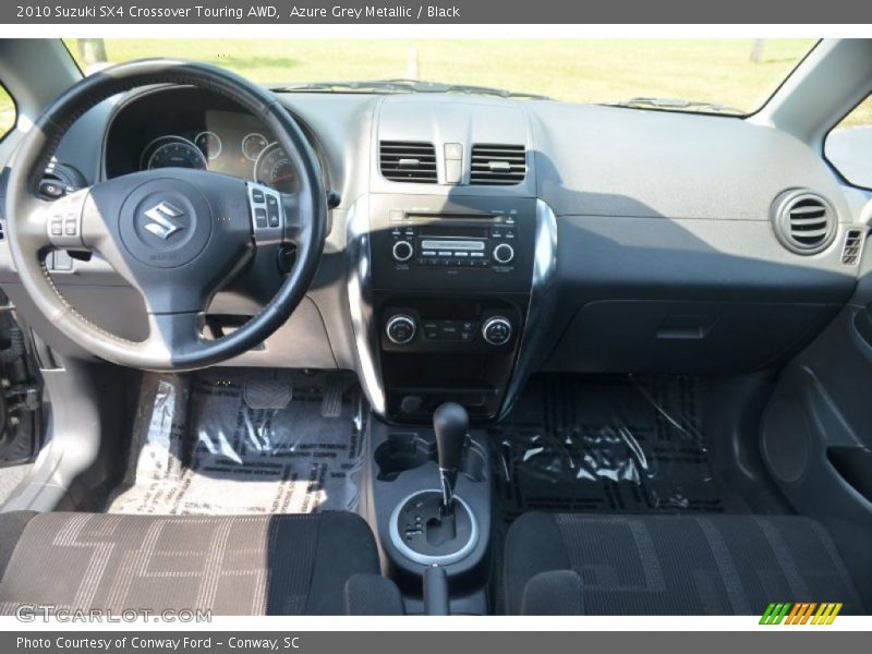 Azure Grey Metallic / Black 2010 Suzuki SX4 Crossover Touring AWD