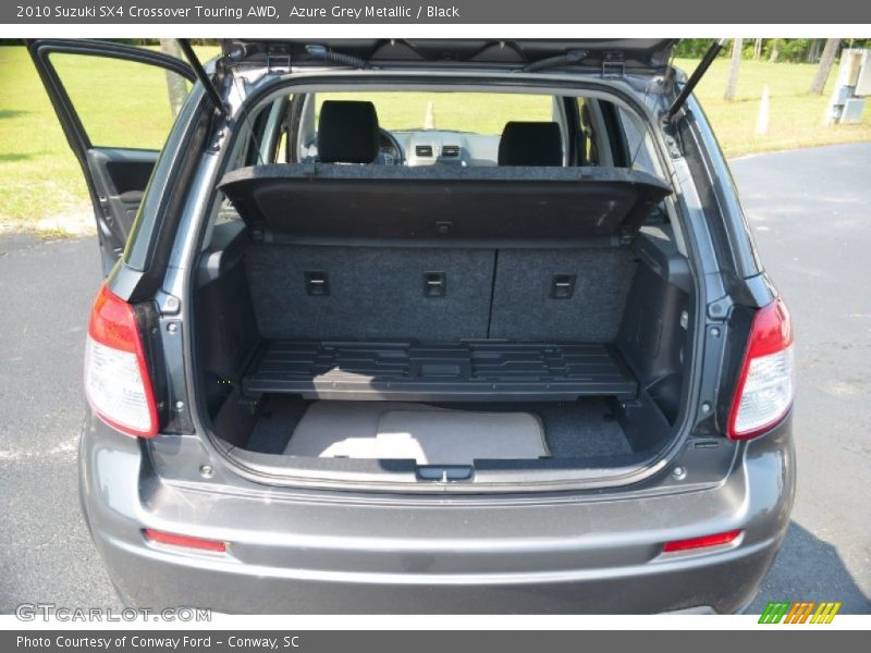 Azure Grey Metallic / Black 2010 Suzuki SX4 Crossover Touring AWD