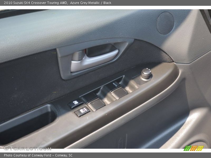 Azure Grey Metallic / Black 2010 Suzuki SX4 Crossover Touring AWD
