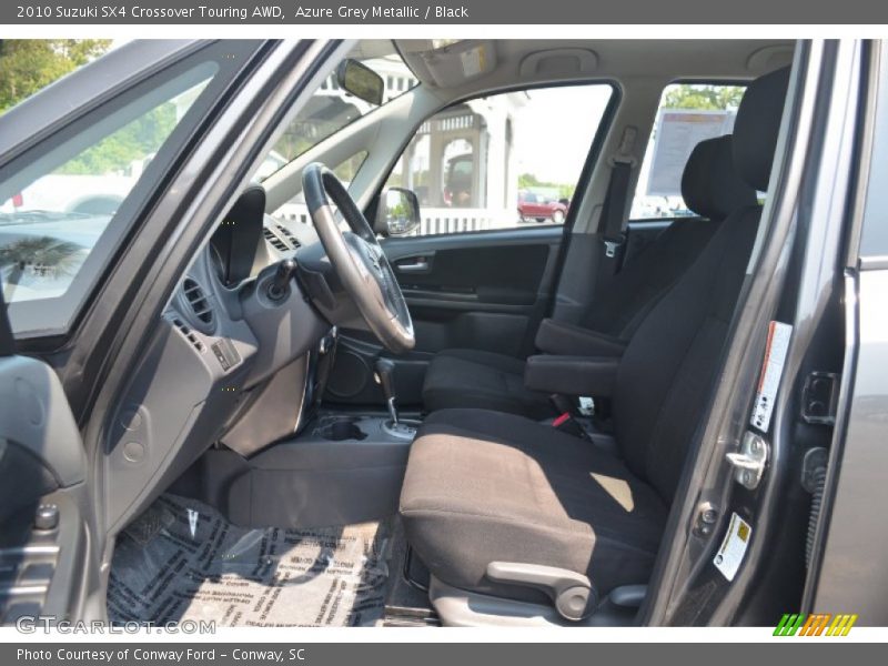Azure Grey Metallic / Black 2010 Suzuki SX4 Crossover Touring AWD