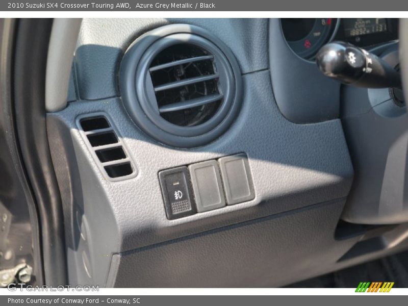 Azure Grey Metallic / Black 2010 Suzuki SX4 Crossover Touring AWD