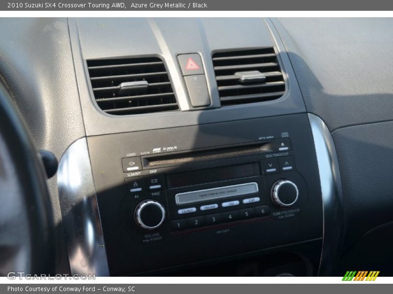 Azure Grey Metallic / Black 2010 Suzuki SX4 Crossover Touring AWD