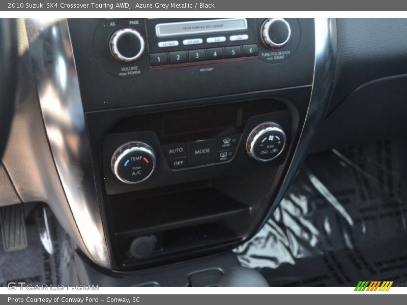 Azure Grey Metallic / Black 2010 Suzuki SX4 Crossover Touring AWD