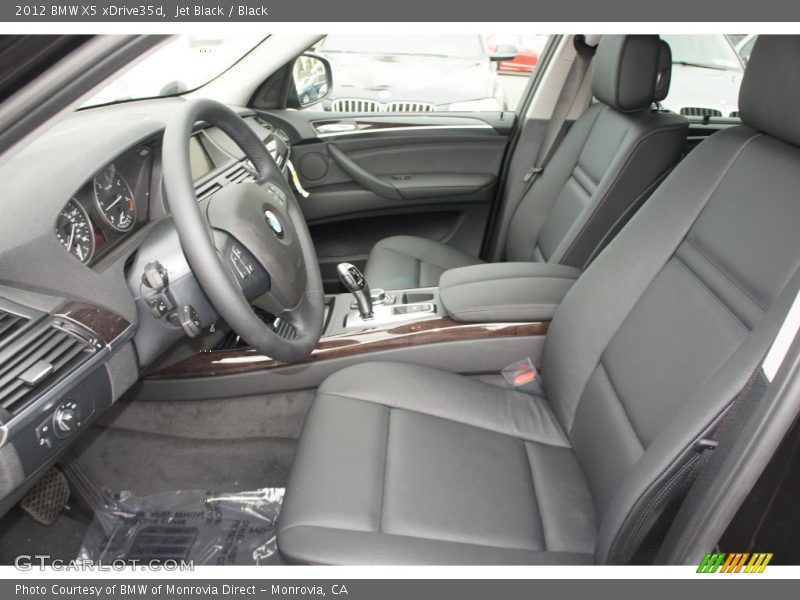 Jet Black / Black 2012 BMW X5 xDrive35d