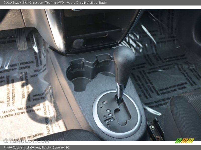 Azure Grey Metallic / Black 2010 Suzuki SX4 Crossover Touring AWD