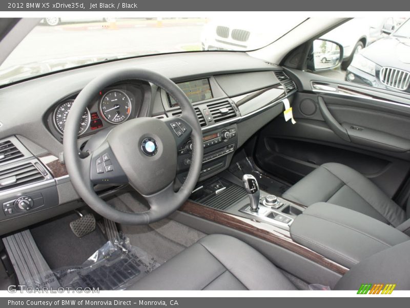 Jet Black / Black 2012 BMW X5 xDrive35d