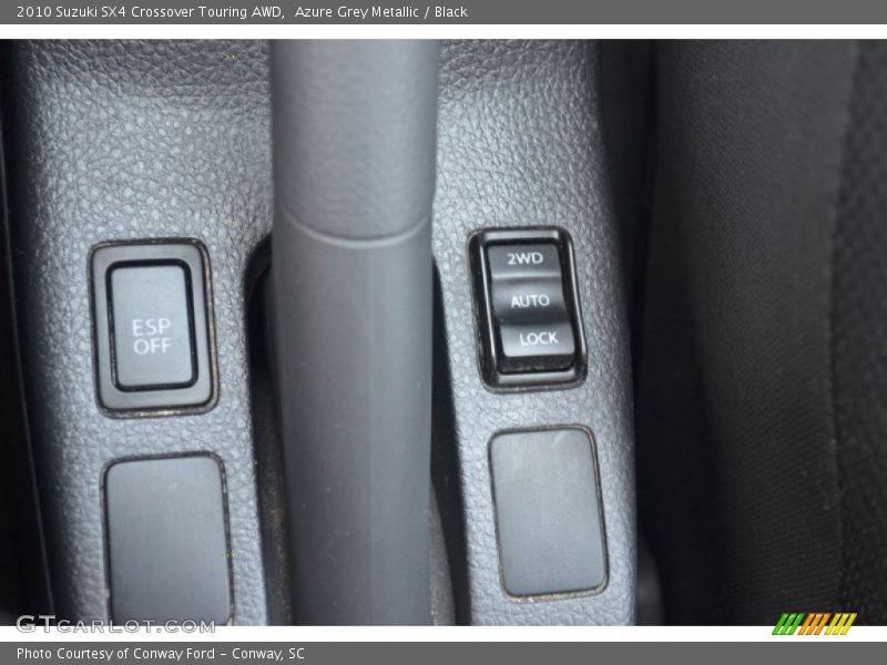 Azure Grey Metallic / Black 2010 Suzuki SX4 Crossover Touring AWD