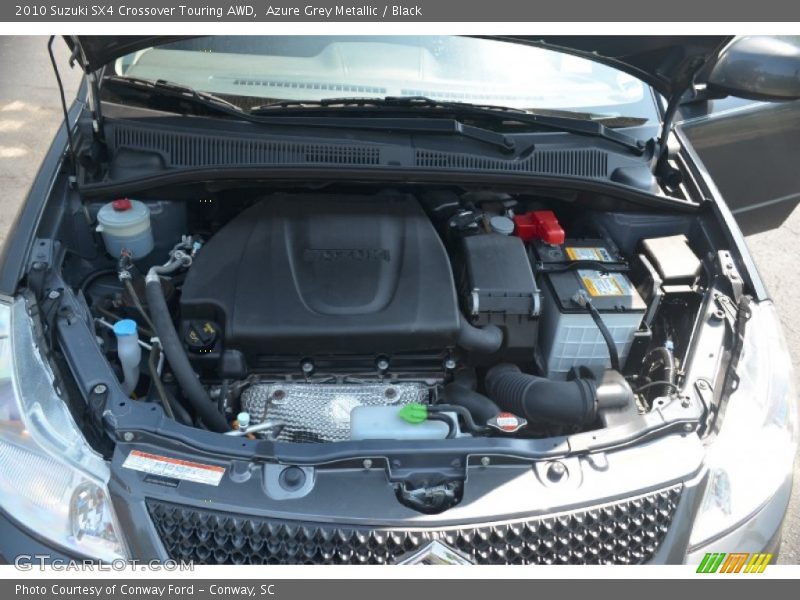 Azure Grey Metallic / Black 2010 Suzuki SX4 Crossover Touring AWD