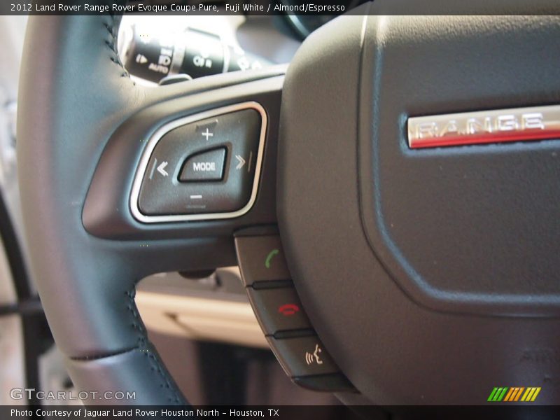 Controls of 2012 Range Rover Evoque Coupe Pure