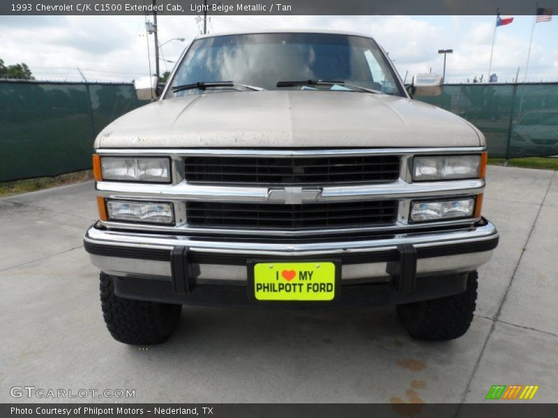 Light Beige Metallic / Tan 1993 Chevrolet C/K C1500 Extended Cab