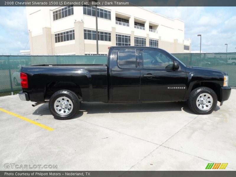 Black / Dark Titanium 2008 Chevrolet Silverado 1500 LS Extended Cab