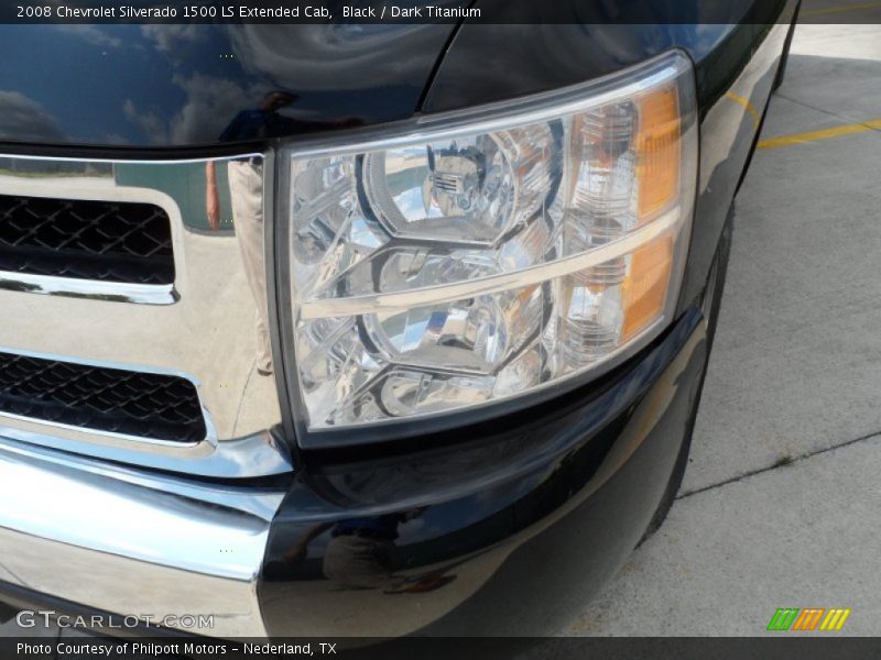 Black / Dark Titanium 2008 Chevrolet Silverado 1500 LS Extended Cab