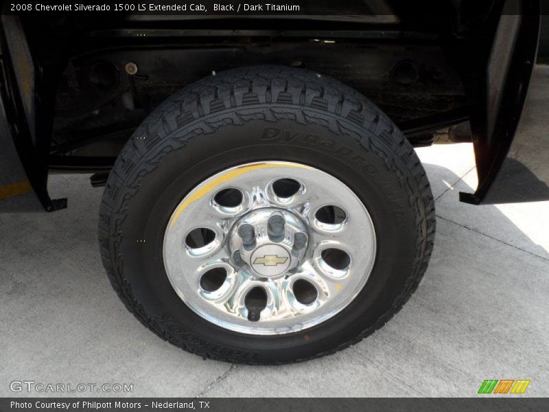 Black / Dark Titanium 2008 Chevrolet Silverado 1500 LS Extended Cab