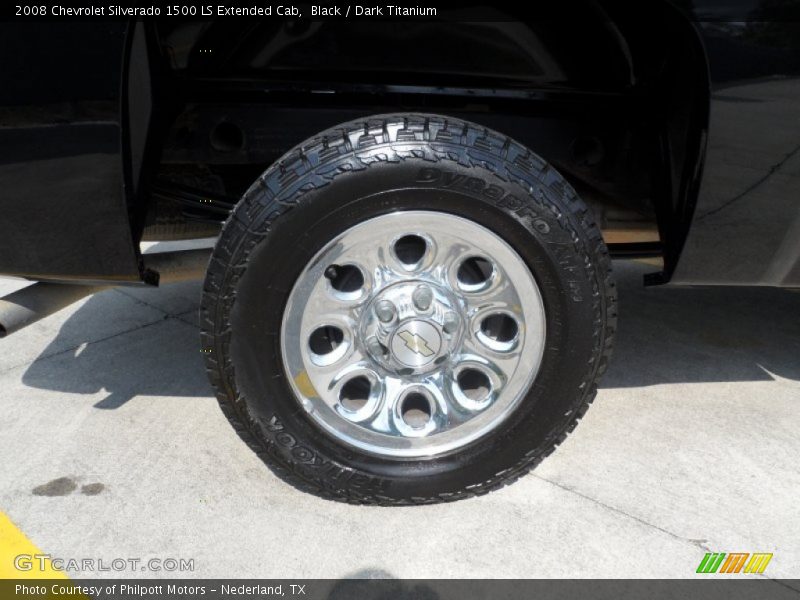 Black / Dark Titanium 2008 Chevrolet Silverado 1500 LS Extended Cab