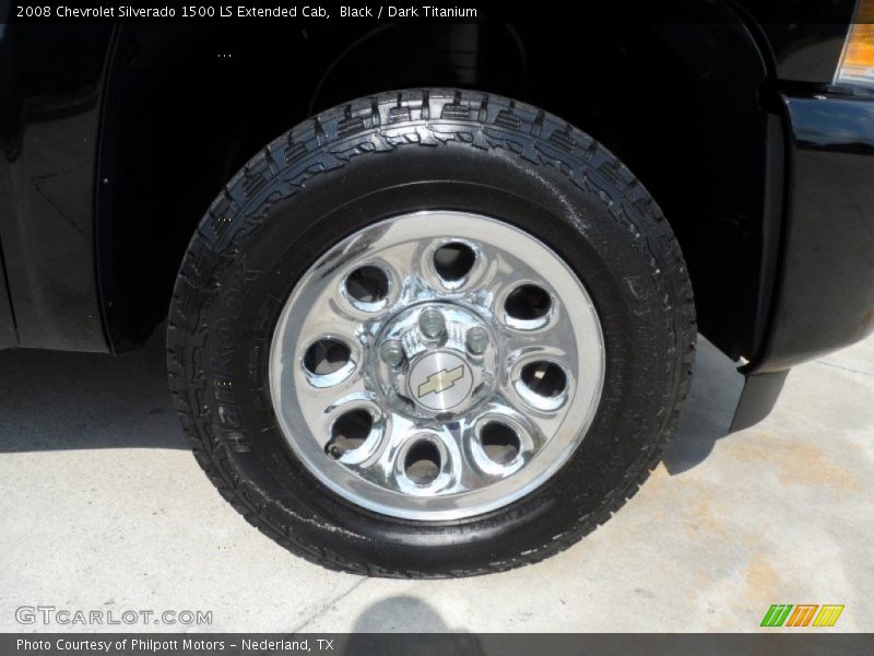 Black / Dark Titanium 2008 Chevrolet Silverado 1500 LS Extended Cab